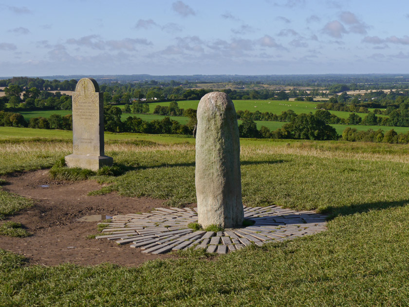 Stone of Destiny and Memorial, Hill of Tara