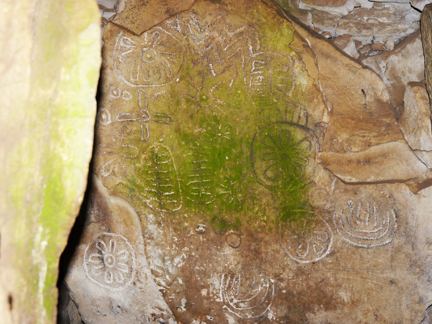 Inscribed Stone In Cairn T Entry Passage