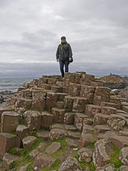 Becky on Top of Columns, Giant's Causeway