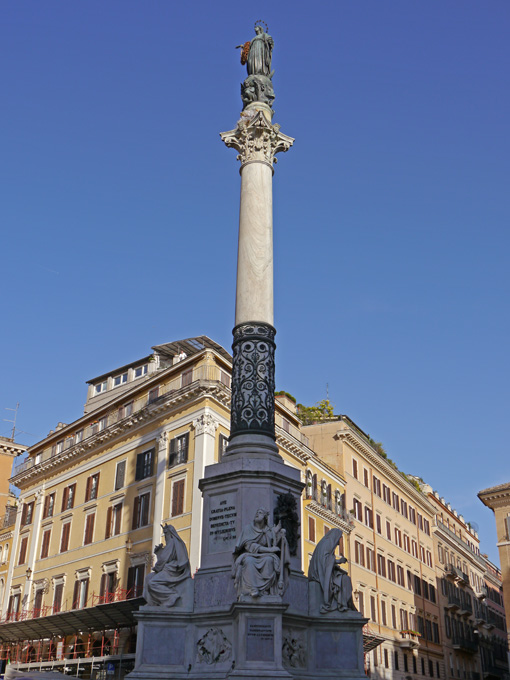 Virgin Mary Atop the Colonna dell'Immacolata