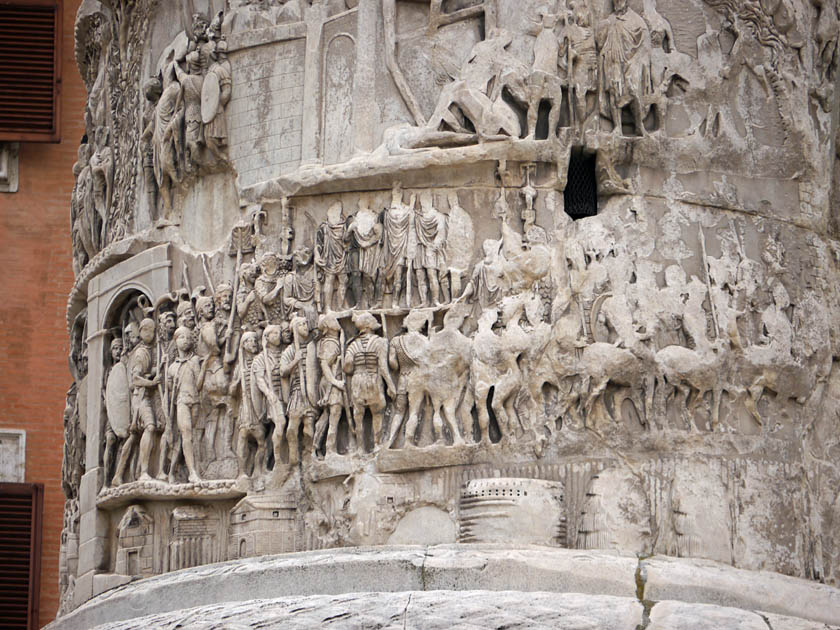 Column of Marcus Aurelius Detail