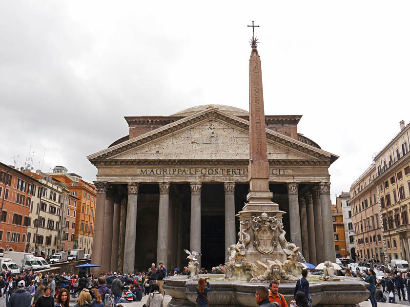 Fontana del Pantheon,  in the Piazza della Rotonda