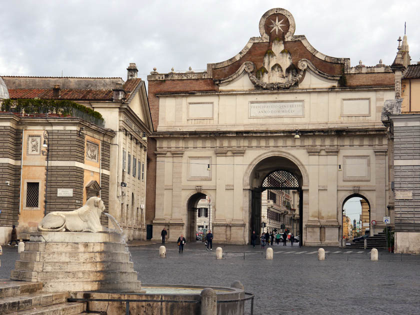 Porta del Popolo, Aurelian Wall, Rome