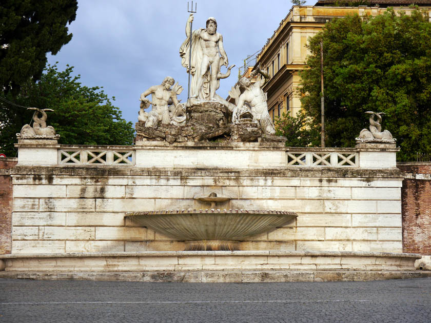 Fontana del Nettuno, Piazza del Popolo