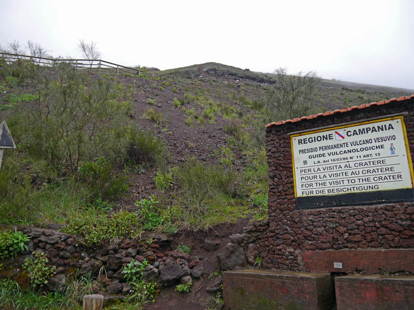 Trail to Rim of Mt. Vesuvius