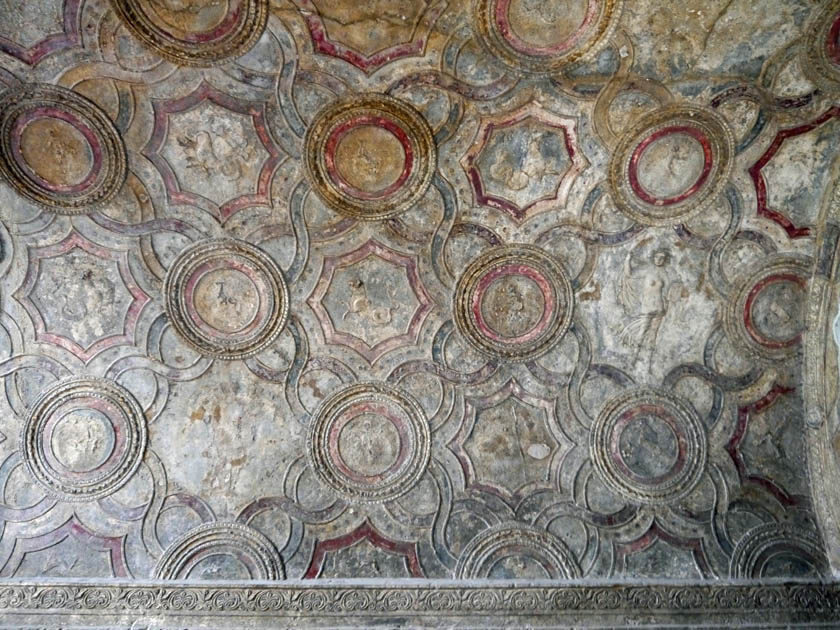 Ceiling Detail, Stabian Baths, Pompei