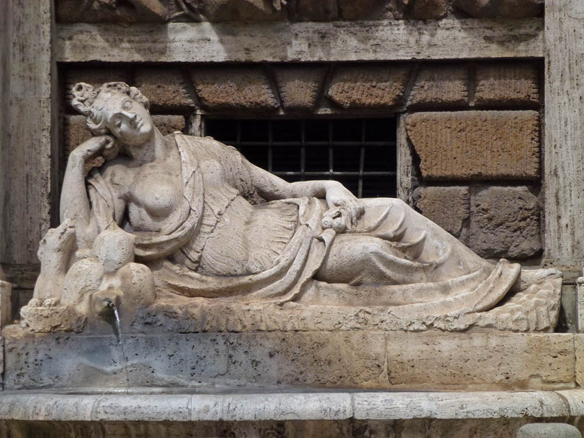 The Goddess Diana (Chastity), One of the Fontana dei Quattro Fiumi