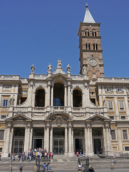 Santa Maria Maggiore and Campanile (Tallest in Rome)