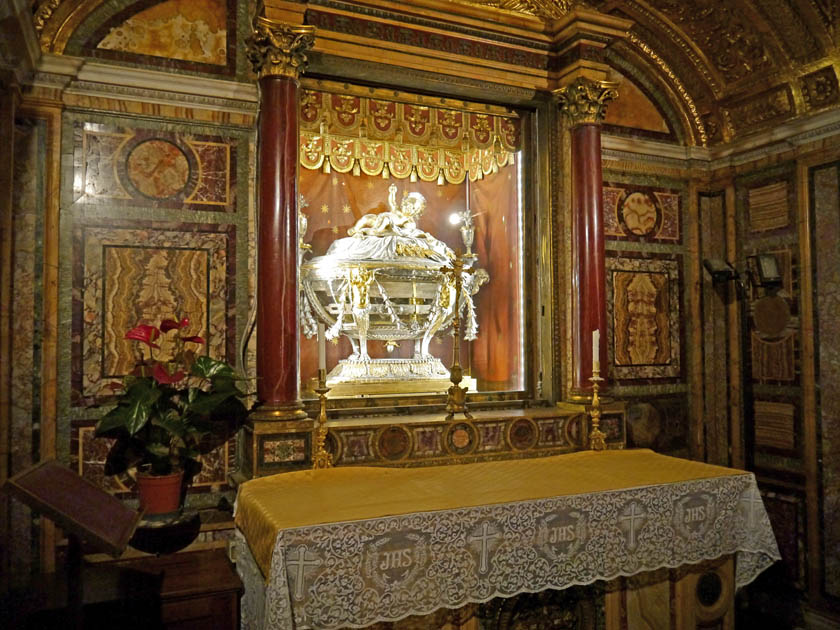 Reliquary of the Holy Crib Designed by Valadier