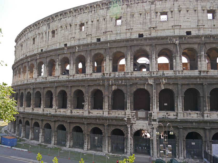 Roman Colosseum Ruins