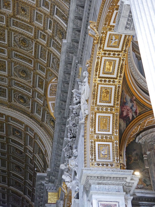 Arch and Ceiling Detail, St. Peter's Basilica