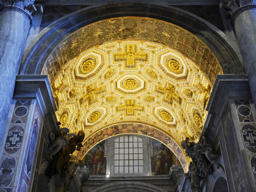 Arch and Ceiling Detail, St. Peter's Basilica