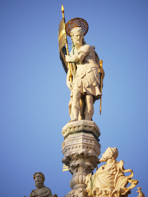 Statue of Constantine (?) on Basilica di San Marco