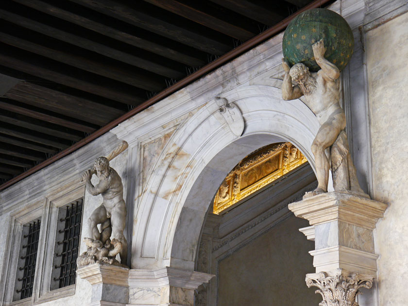 Statues of Hercules and Atlas, Doge's Palace