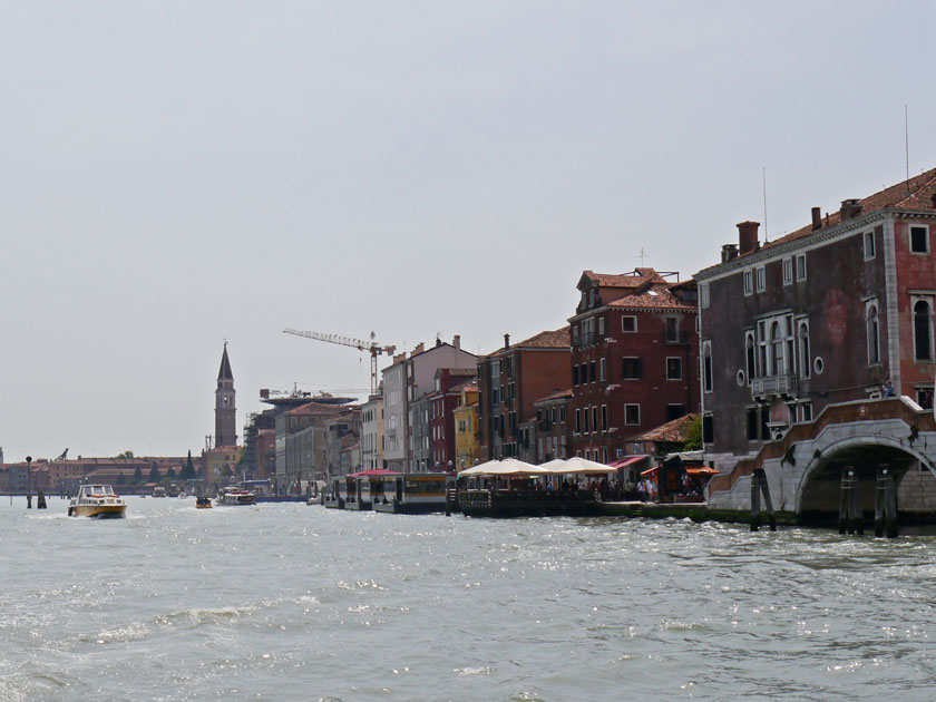 North Shore of Venice from Taxi to Burano