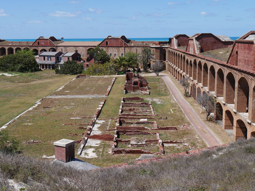 Fort Jefferson Inner Courtyard Ruins, Dry Tortugas NP