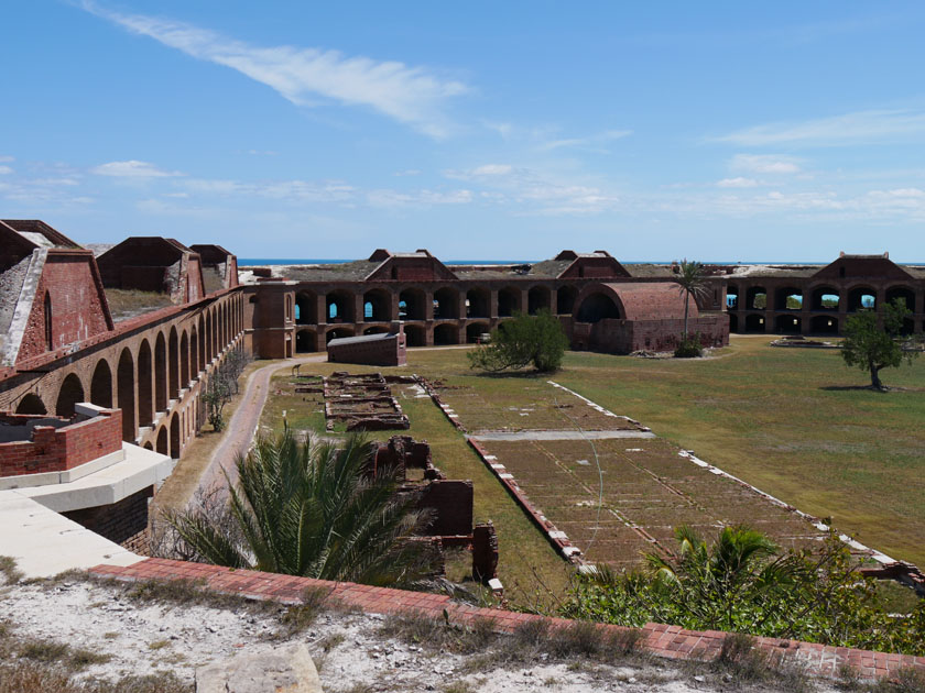 Fort Jefferson Inner Courtyard Ruins, Dry Tortugas NP