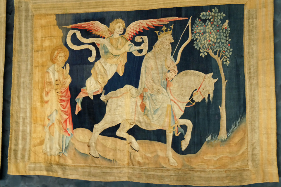 Apocalypse Tapestry: The First Seal - The Victor Riding a White Horse
