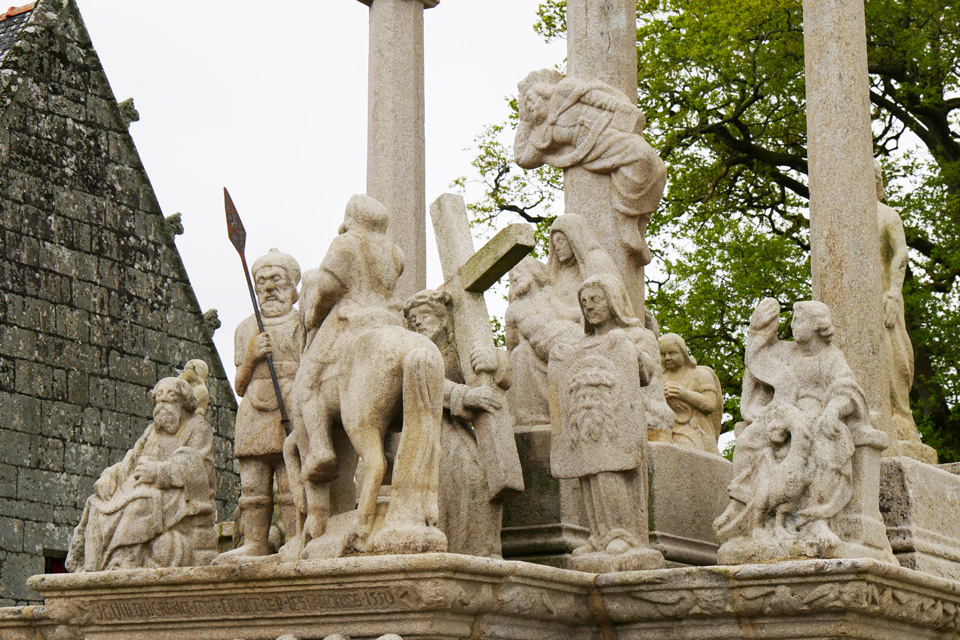 The Calvary of Gu&eacute;henno, in the village of Gu&eacute;henno, Brittany