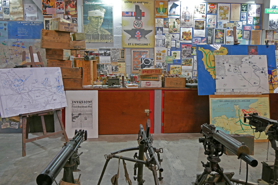 WW2 Memorabilia, D-Day Academy, Rots, France