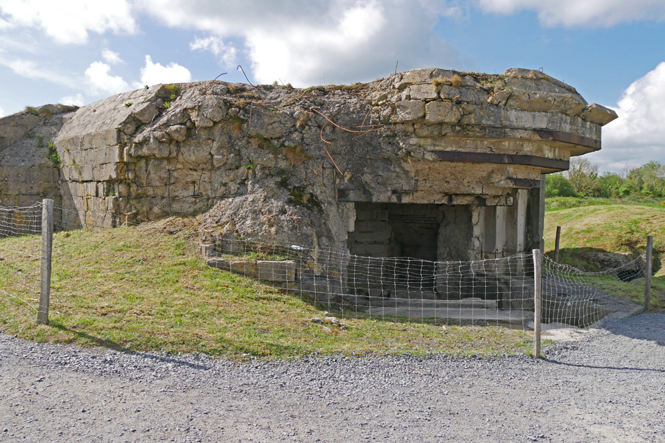 Artillery Bunker on the Path to Pointe du Hoc, Normandy