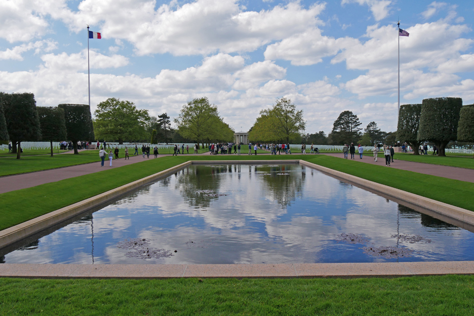 Reflecting Pool, Normandy American Cemetery