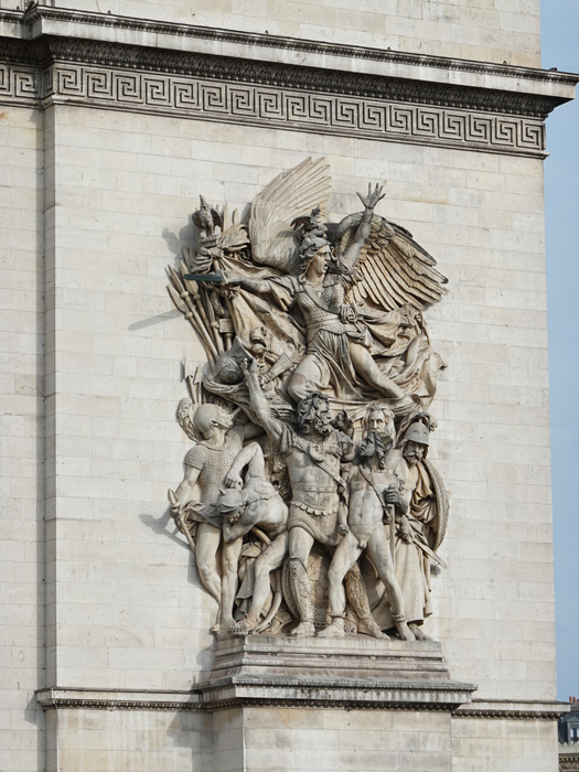 Facade Detail, L'Arc de Triomphe, Paris