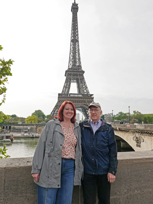 Becky & Jim, Eiffel Tower, Paris