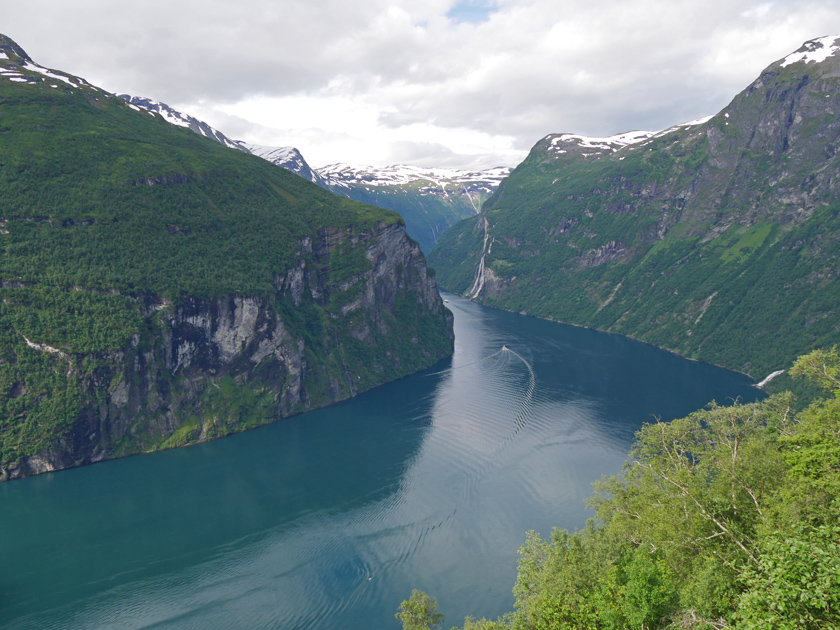 Geirangerfjord Scenery on Coach Tour