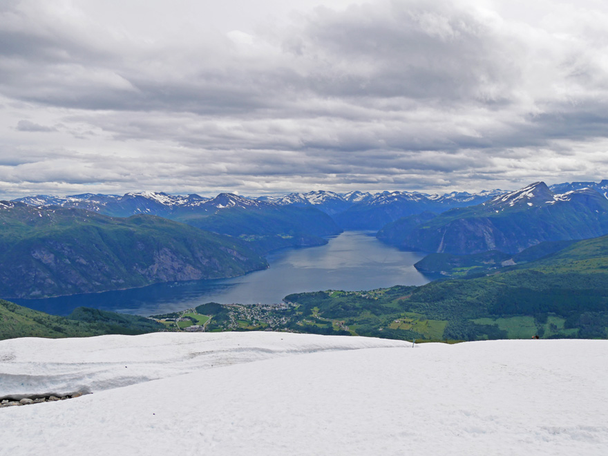 View from Strandafjellet Ski Center