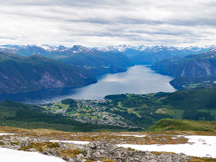 View from Strandafjellet Ski Center