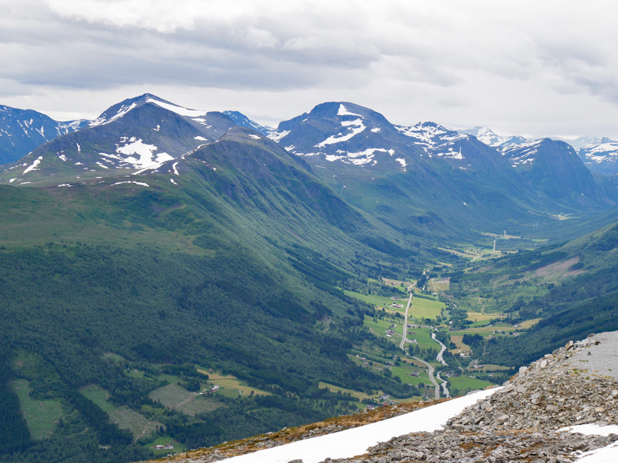 View from Strandafjellet Ski Center