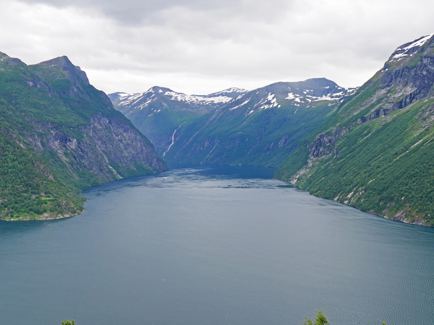 Geirangerfjord Scenery on Coach Tour