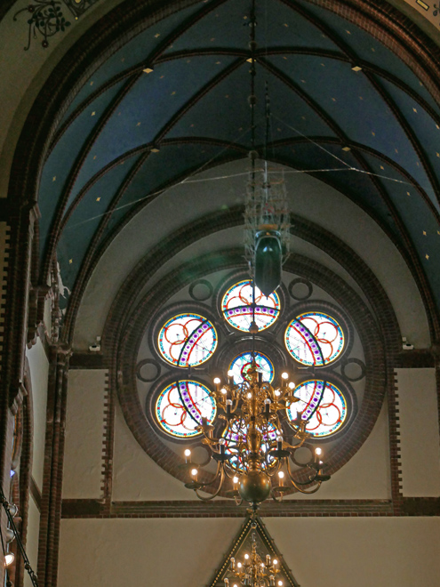 Stained glass window from Trinity Church