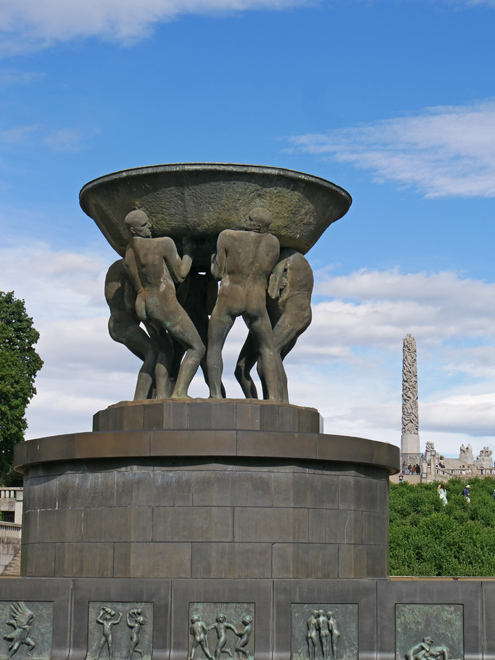 Fountain in Vigeland Sculpture Park, Oslo