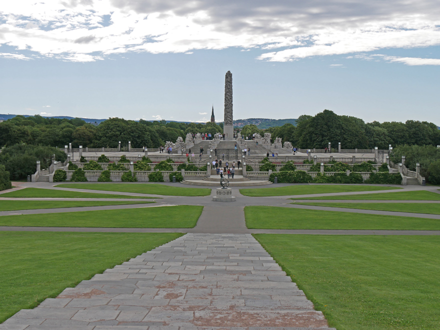 Overview of Vigeland Sculpture Park, Oslo