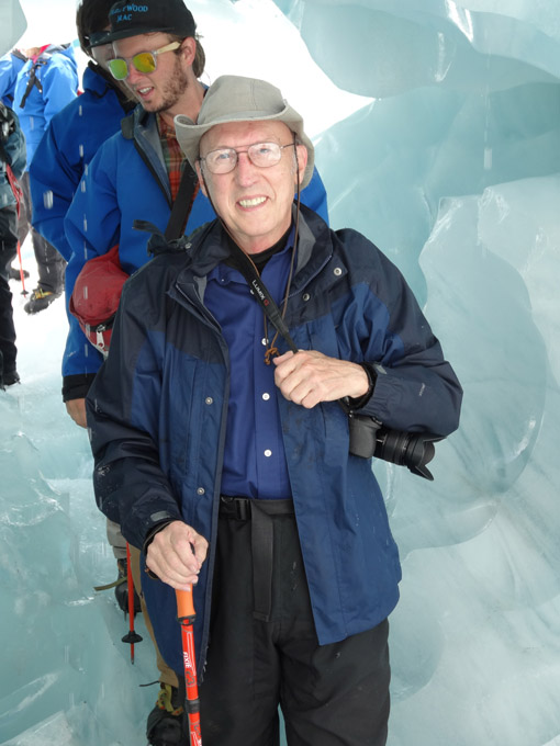 Jim Hiking on Franz Josef Glacier