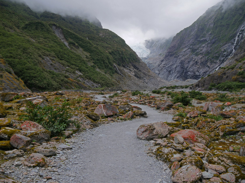 Trail Towards Base of Franz Josef Glacier