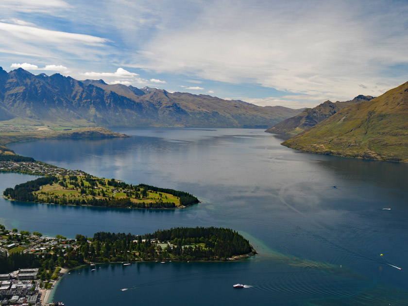 Queenstown from Top of Gondola