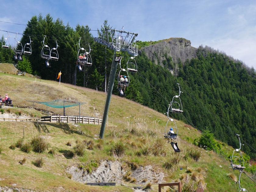 Skyline Chairlift to Luge Track