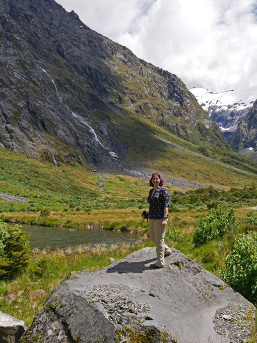 Adventurer Becky at Scenic Stop