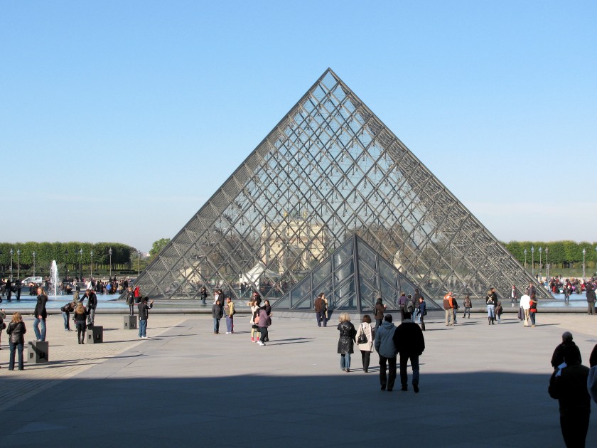 Courtyard Pyramid, Musée du Louvre