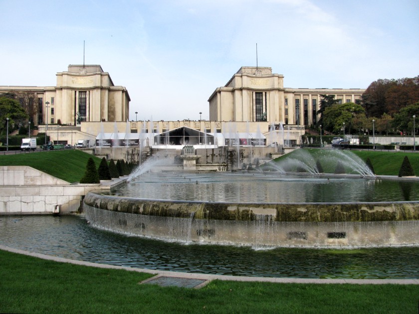 Palais de Chaillot and Fountains at the Trocadéro