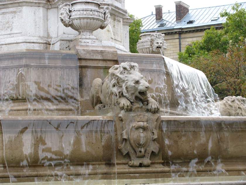 Fountain Detail, Place Saint-Sulpice