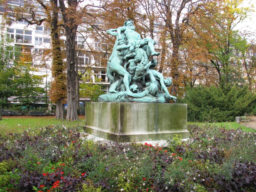 Le Triomphe de Silène, Sculpture in le Jardin du Luxembourg