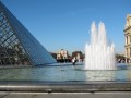 Courtyard Pyramid and Fountain, Musée du Louvre