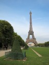 La Tour Eiffel from Champ-de-Mars Park