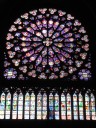 Interior View of Rose Window, Cathédrale Notre-Dame