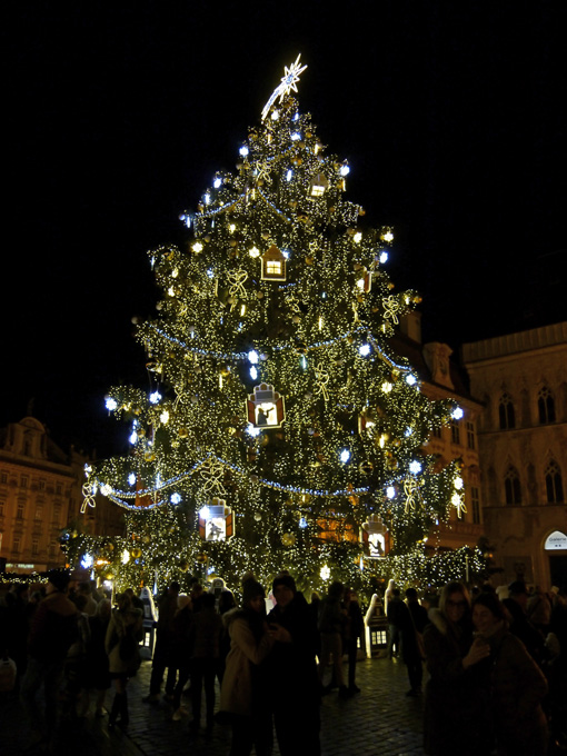 Old Town Square Christmas Tree