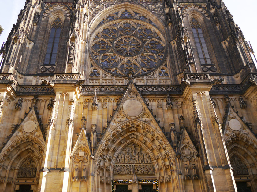 Main Entrance Façade of St. Vitus Cathedral